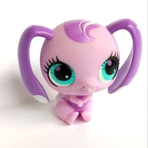 LPS Authentic Littlest Pet Shop #2736 Purple Lop Bunny